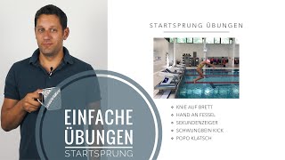 Startsprung  einfache Übungen zur Optimierung Schwimmstart 44 Tutorial [upl. by Daahsar]