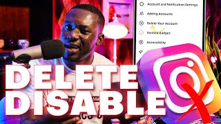 How to Delete Instagram Account on Phone  2024 Updated Tutorial [upl. by Mcleod]