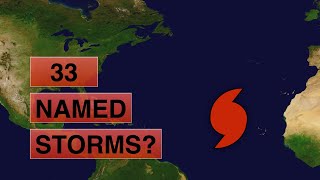 Record Breaking 33 Named Storms This Hurricane Season [upl. by Ereveniug]