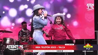 SHOW TELETON 2023 EN PLAZA DE ARMAS DE TALCA  PARTE 2  RADIO PALOMA [upl. by Norris]