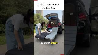 Ultimate Foldable Bed for Road Trips viralvideo lifehacks trendingnow mindblowingfacts shorts [upl. by Ellehcer]