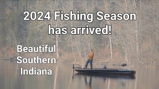 Celina Lake fishing opening day 2024 Hoosier National Forest fishing [upl. by Adnwahsar]