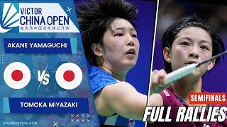 Akane Yamaguchi JPN vs Tomoka Miyazaki JPN  SF  China Open 2024 [upl. by Torruella73]