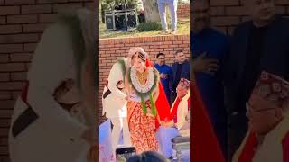 Shrinkhala Khatiwada wedding 💍 💒 Video shorts [upl. by Encratia]