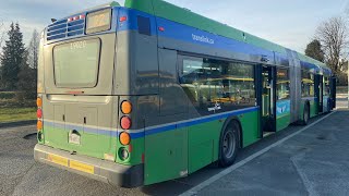 Burnaby Translink 2019 New Flyer XDE60 B19020 on R2 Marine Drive to Phibbs Exchange [upl. by Alleber]