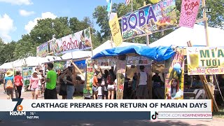 Carthage is gearing up for the return of the Marian Days Festival [upl. by Ruffina]