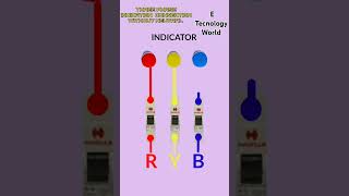 threephase indicator connection without neutral viralshort [upl. by Retsel]