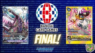 DIGIMON TCG FINAL WORLD CHAMPIONSHIP 2023 Leviamon X Purple vs Tax Control YellowPurple [upl. by Ecnarepmet]