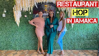 Restaurant Hop in Jamaica 21Dining with CurvyKingstonMoya Moy’s Kitchen [upl. by Greyson329]