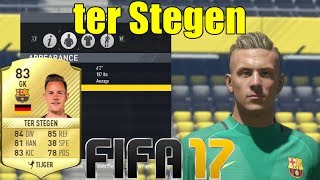 FIFA 17  ter Stegen  Virtual Pro Look A Like Tutorial  with Stats [upl. by Schnabel]