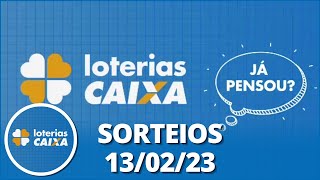 Loterias CAIXA Quina Super Sete e mais 13022023 [upl. by Eiryk]