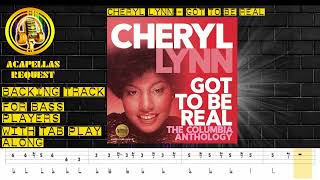 Cheryl Lynn  Got To Be Real Backing Track for Bass Player no bass Play along With Tab [upl. by Ajiat549]