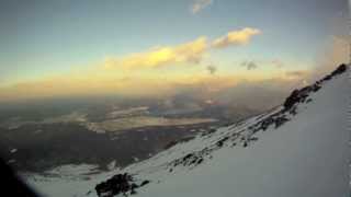 Mt Fuji winter solo climb Camas Birnie part 2 [upl. by Jean740]