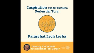 quotInspiration Perlen der Toraquot mit Rabbiner Joel Berger 5112024 [upl. by Nahtanod351]