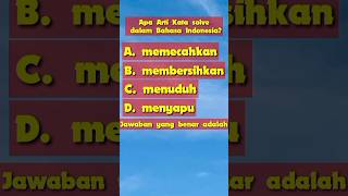 Kuis Kosakata Bahasa Inggris Arti Kata solve dalam Bahasa Indonesia [upl. by Boiney]