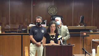 Houston County Circuit Clerk Carla Woodall Holds Press Conference [upl. by Aij]