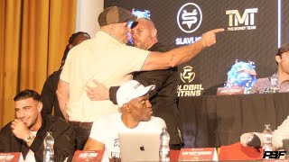 JOHN FURY LOSES IT AT ANTHONY TAYLOR AFTER HE CALLS OUT TOMMY FURY FOR A REMATCH [upl. by Nerraf]