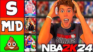 BEST SMALL FORWARDS TIER LIST NBA 2K24 MyTEAM [upl. by Rozalie]