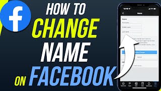 How To Change Your Name On Facebook [upl. by Dott]