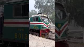 Train departure whistle  Zikria departure from multan pakraillive railway pakrailz railwayworld [upl. by Airetnahs]