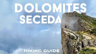 Seceda Dolomites  Hiking Guide  Col Raiser Forcella [upl. by Padriac]