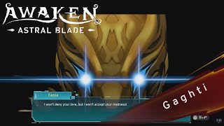 AWAKEN Astral Blade PS5  Final Boss Gaghti Normal Mode Build amp Ending A Scenes Timestamped [upl. by Hak696]