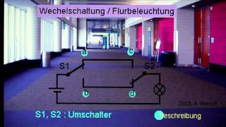 Wechselschaltung Flurbeleuchtung [upl. by Anaiuq]