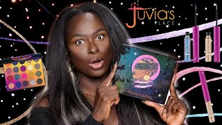 NEW Juvias Place Afrogalactic Collection Review  Swatches  Eyeshadow Tutorial  Ohemaa [upl. by Terza]