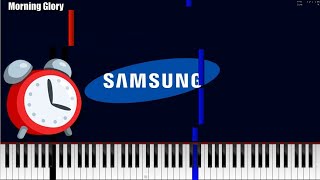 5 SAMSUNG ALARM TONES  Piano Tutorial [upl. by Freeland]