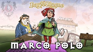 BardoMagno  Marco Polo Lyrics Video by Badafrart [upl. by Adeuga]