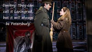 Anastasia Original Broadway Cast Recording — quotA Rumor in St Petersburgquot — Lyrics [upl. by Kali]