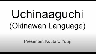 Uchinaaguchi Okinawan Language mini lesson [upl. by Nosyd]