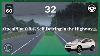 OpenPilot 094 SelfDriving in the Highway🛣️ Honda CRV [upl. by Costin]