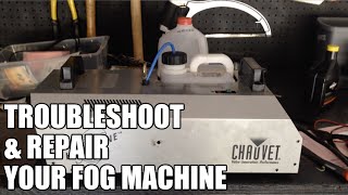 Fog Machine Troubleshooting and Repair [upl. by Orion848]