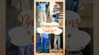 Top Trending Baggy Jeans Outfit Ideas shorts yt fashion outfit [upl. by Llehsam266]