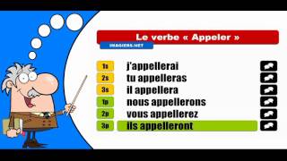 La conjugaison du verbe Appeler  Indicatif Futur Simple [upl. by Aelram]