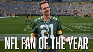 Tom Grossi Green Bay Packers Fan of the Year  Super Bowl LVIII [upl. by Nylg527]