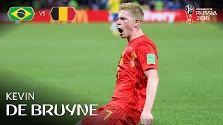 Kevin DE BRUYNE Goal – Brazil v Belgium – MATCH 58 [upl. by Auguste]