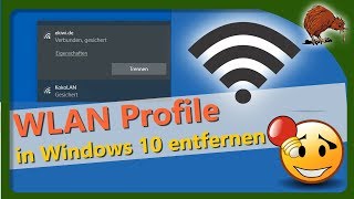 WLANProfil in Windows 10 löschen [upl. by Tybalt848]