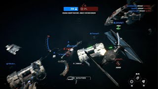 Star Wars Battlefront 2 Starfighter Assault  DQar [upl. by Brocklin]