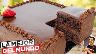 La mejor TARTA de CHOCOLATE del Mundo 😍🍫🎂mas JUGOSA FÁCIL y RICA Receta rápida  804 [upl. by Nedarb]