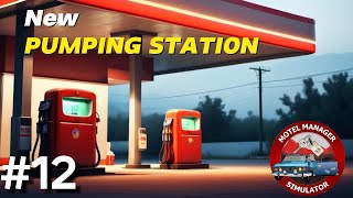 New pumping station and saving money for next room  Motel Manager Simulator Ep12 [upl. by Akined]