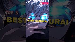 TOP 5 BEST SAMURAI ANIME OF ALL TIME anime animerecommendations [upl. by Meensat]