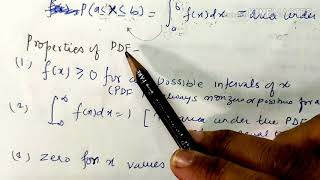 Probability Density FunctionPDF lecture30m3 [upl. by Salmon]