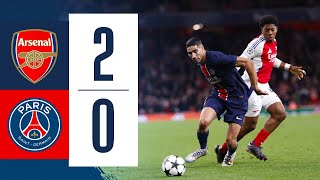 ARSENAL 20 PARIS SAINTGERMAIN I HIGHLIGHTS OF THE GAME [upl. by Thedric307]