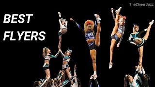 Top 15 Best Flyers in Allstar Cheerleading Voted by the Public [upl. by Edaj821]