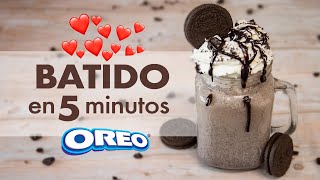 FRAPPÉ de OREO en 5 minutos ❤️ ¡Batido de Oreo Fácil y Rápido [upl. by Larimor]