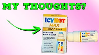 Icy Hot Maximum Strength Lidocaine NoMess Pain Relief Liquid NoMess Applicator 25 Ounces [upl. by Melantha]