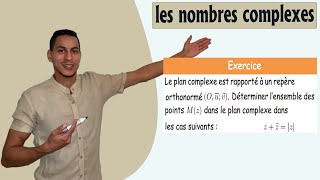 nombre complexe exercice 2 bac  ensemble des points nombre complexe  le module complexe  conjugué [upl. by Nealah]