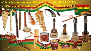 🌎 Instrumentos Musicales de BOLIVIA Instruments Musical from BOLIVIA [upl. by Avis62]